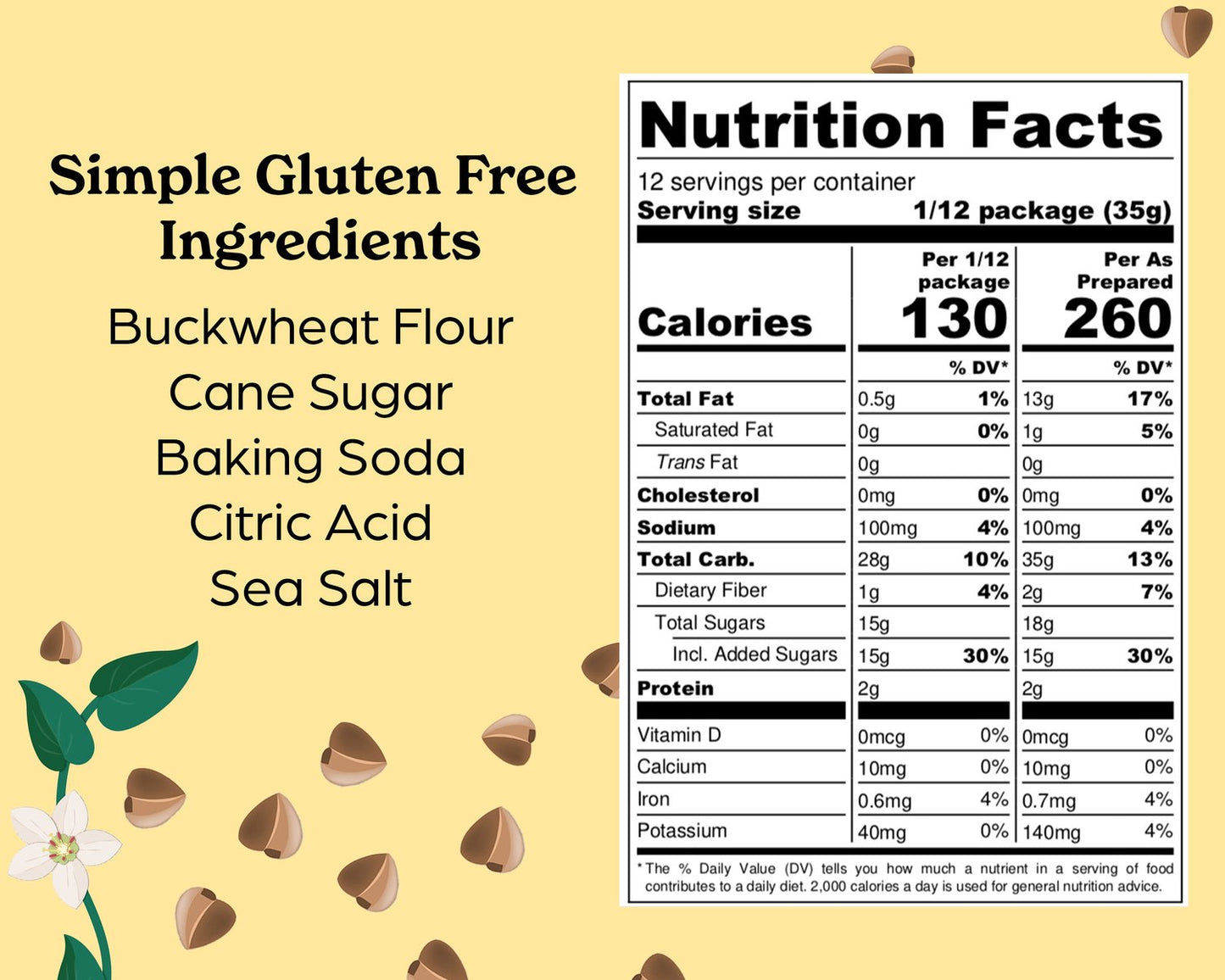 Gluten Free & Vegan Banana Bread Mix