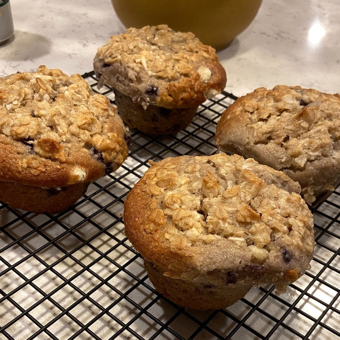 Gluten Free and Vegan Blueberry Muffins