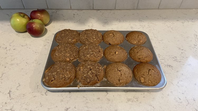 Gluten Free Vegan Apple Muffins