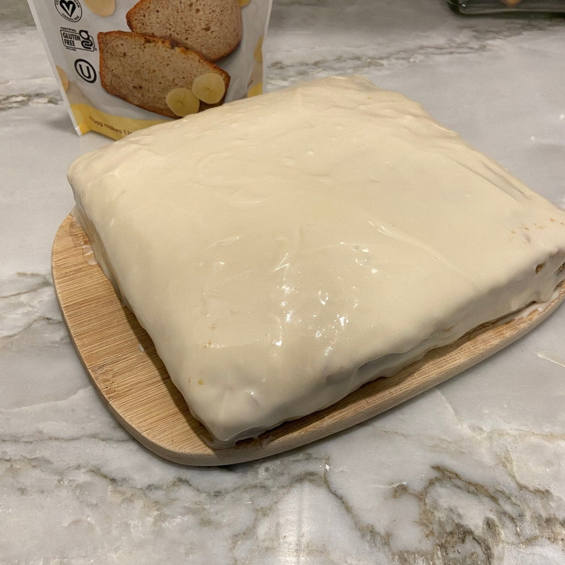 A piece of vegan and gluten-free carrot cake