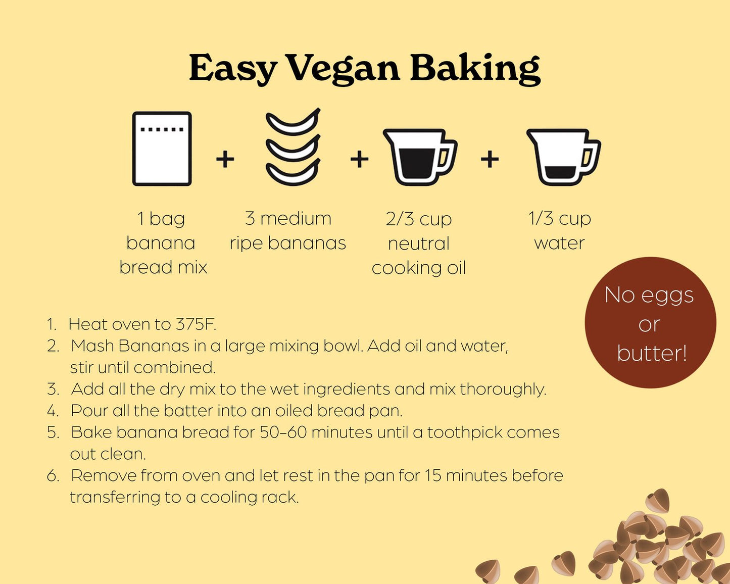 Gluten Free & Vegan Banana Bread Mix
